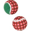 Hračka tenis vánoční míčky 6,3 cm (2 ks) Nobby