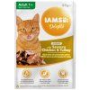 Kapsička IAMS Delights Adult kuře a krůta masem v omáčce 85 g