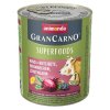 GRANCARNO Superfoods hovězí, červená řepa, ostružiny, pampeliška 800 g pro psy