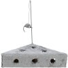 Hračka sýr Ementál s myškou 36x8x26/26cm
