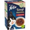 Felix Cat Soup - Polévky kuře, jehně, hovězí (Multipack 6 x 48 g)