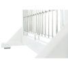 Posuvná bariéra pro psy 65-108 x 61 x 31 bílá