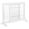 Posuvná bariéra pro psy 65-108 x 61 x 31 bílá