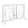 Posuvná bariéra pro psy 65-108 x 61 x 31 bílá