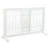 Posuvná bariéra pro psy 65-108 x 61 x 31 bílá