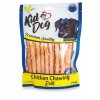 KIDDOG kuřecí masíčko na buvolí tyčince - 8 mm/12 cm 250 g