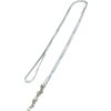 JUNIOR postroj s vodítkem pro štěňata, světlešedá (Velikost JUNIOR postroje s vodítkem M-L: 27-45 cm/10 mm, 2,00 m)
