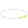 Flash light ring USB, blikací obojek, zelená (RP 2,10 Kč) (Velikost svítícího kroužku L-XL: 65 cm/ ø 8 mm)
