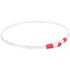 Flash light ring USB, blikací obojek, červená (RP 2,10 Kč) (Velikost svítícího kroužku L-XL: 65 cm/ ø 8 mm)