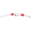 Flash light ring USB, blikací obojek, červená (RP 2,10 Kč) (Velikost svítícího kroužku L-XL: 65 cm/ ø 8 mm)