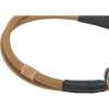 BE NORDIC kulatý polostahovací kožený obojek, hnědá (Velikost obojku BE NORDIC Semi-Choke Collar brown XS-S: 30 cm / ∅ 5 mm)