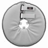 Ochranný měkký límec "disk", M: 38-42 cm/21,5 cm, polyester/pěna, šedá