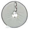 Ochranný měkký límec "disk", M: 38-42 cm/21,5 cm, polyester/pěna, šedá