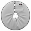 Ochranný měkký límec "disk", M: 38-42 cm/21,5 cm, polyester/pěna, šedá
