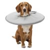 Ochranný měkký límec "disk", M: 38-42 cm/21,5 cm, polyester/pěna, šedá