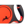 Flexi Xtreme XS pásek 3 m, max. 15 kg, černá/oranžová