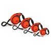 Flexi Xtreme M pásek 5 m, max. 35 kg, černá/oranžová
