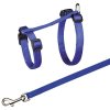 Postroj nylonový pro kočku s vodítkem XL, 34-57 cm/13mm, 1,20 m
