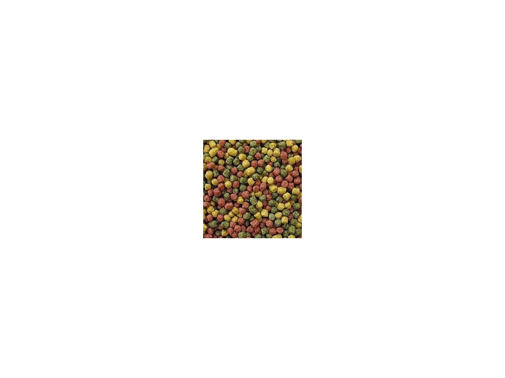 Krmivo pro Koi kapry - tříbarevné krmivo 6 mm