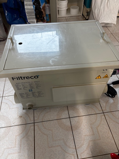 Bubnová filtrace - Filtreco Basic Drum Filter 25 - gravitační zapojení