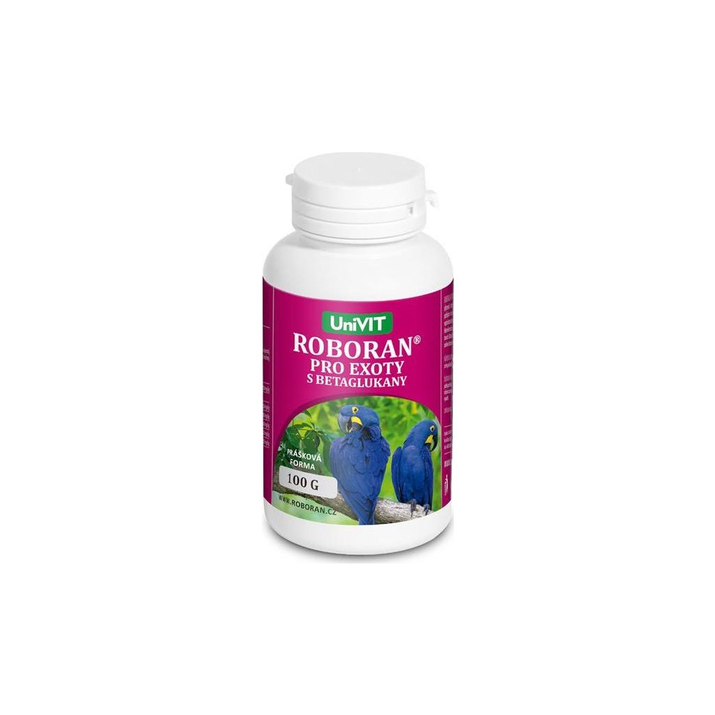Roboran pro exoty s BETAGLUKANY plv 100 g