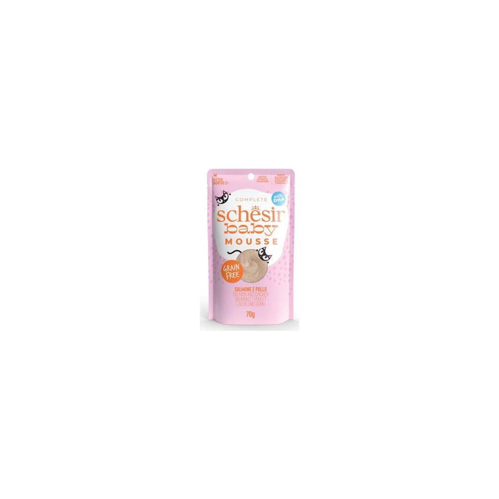 Schesir Cat kapsa Kitten Lifestage Mousse losos 70g