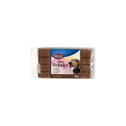 Pochoutka SCHOKO Mini čokoláda hnědá pro psy 30g TR