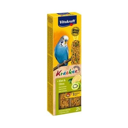 Vitakraft Bird Kräcker Andulka kiwi+citrus tyč 2ks