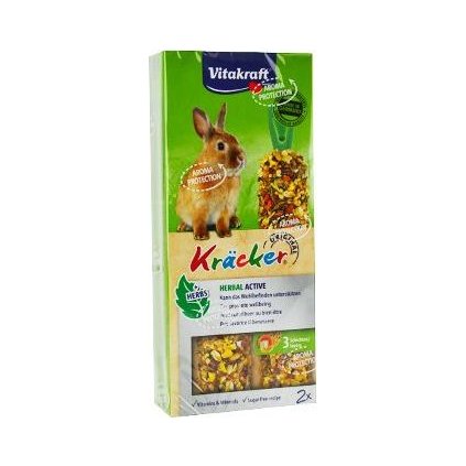 Vitakraft Rodent Kräcker Rabbit Herbal active tyč 2ks