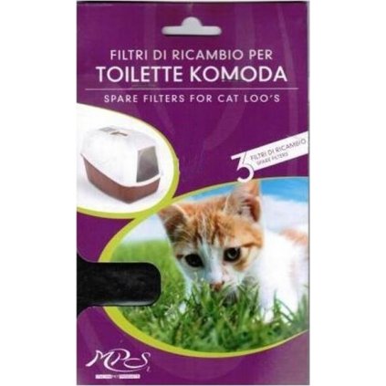 WC kočka NETTA náhradní filtr 3ks/bal.