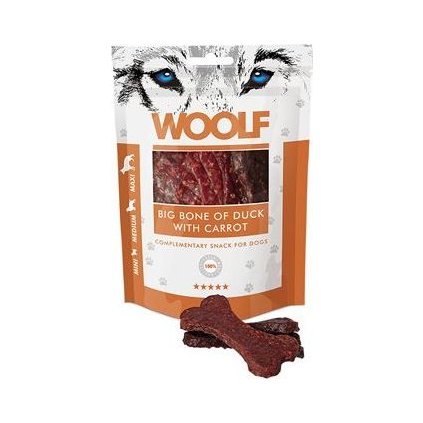 WOOLF pochoutka big bone of duck with carrot 100g