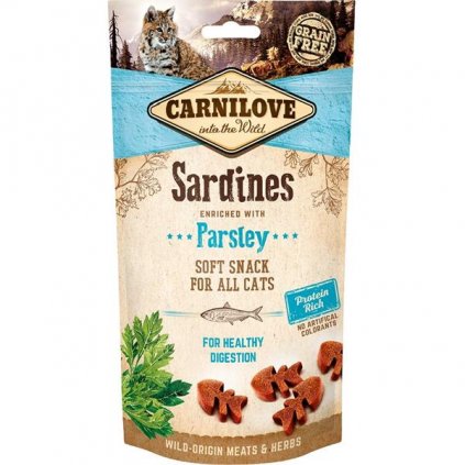 Carnilove Cat Semi Moist Snack Sardine enriched with Parsley 50 g