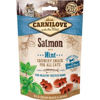 Carnilove Cat Crunchy Snack Salmon&Mint 50g