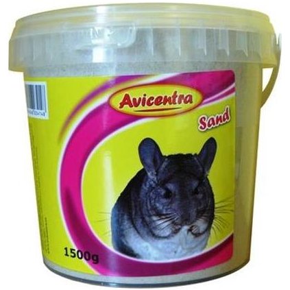 Písek koupací pro činčily Avicentra 1,5 kg