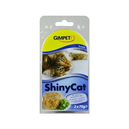 Gimpet kočka konz. ShinyCat  tuňak 2x70g