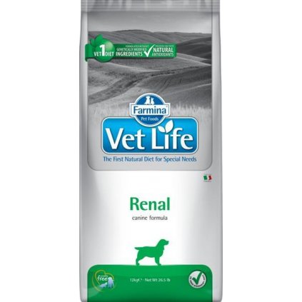 Vet Life Natural Canine Dry Renal 12 kg