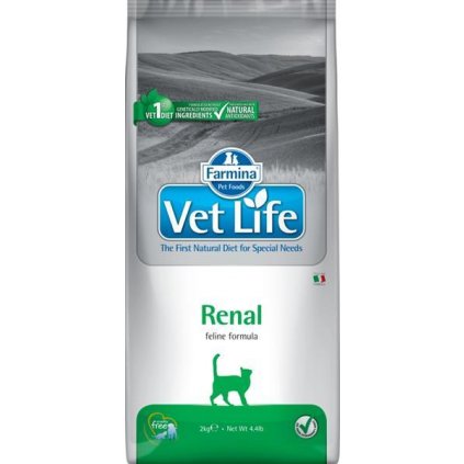 Vet Life Natural Feline Dry Renal 2 kg