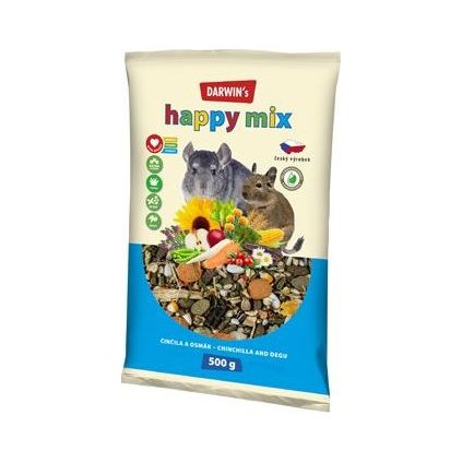 Darwin's Činčila&Osmák Happy mix 500g