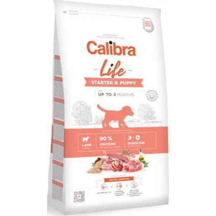 Calibra Dog Life Starter & Puppy Lamb 750 g