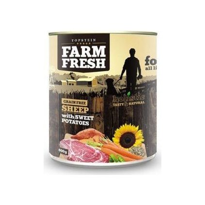 Farm Fresh Dog Sheep with Sweet Potatoes konzerva 400g