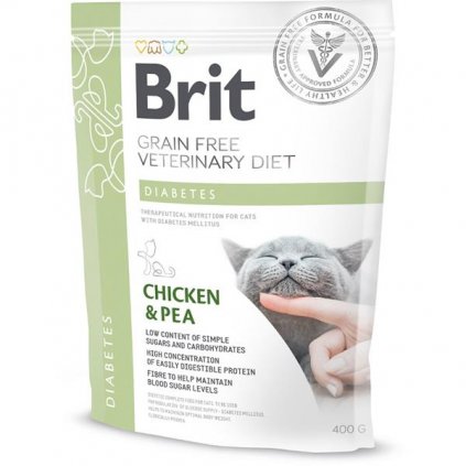 Brit Veterinary Diets Cat Diabetes 400 g