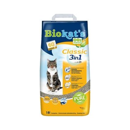 Podestýlka Biokat's Classic 18L