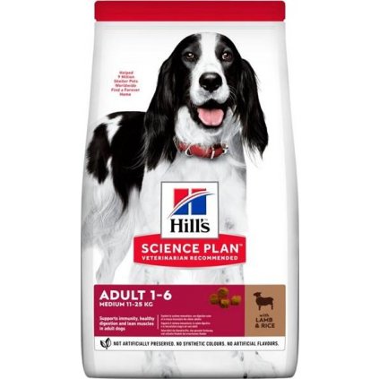 Hill's Science Plan Canine Adult Medium Lamb & Rice Dry 14 kg