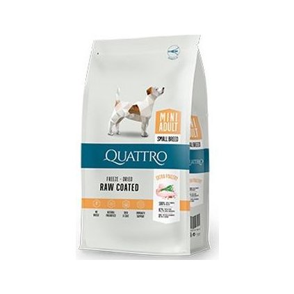 QUATTRO Dog Superpremium Mini Adult Drůbež 7kg