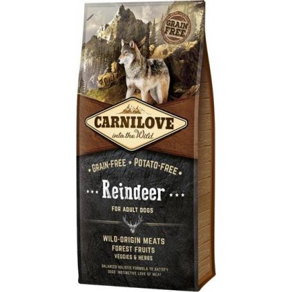 Carnilove Dog Adult Reindeer Grain Free 12 kg