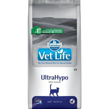 Vet Life Natural Feline Dry Ultrahypo 5 kg