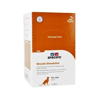 Specific FSW Struvite Dissolution kočka konz 7x100g