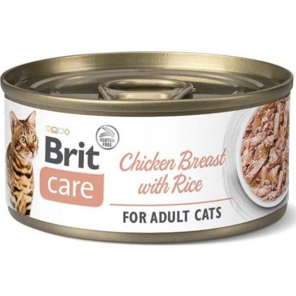 Brit Care Cat konz. Chicken Breast with Rice 70 g