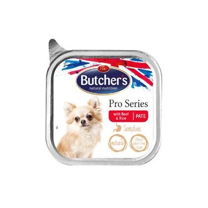 Butcher's Dog Pro Series s hovězím Sensitive paté 100g