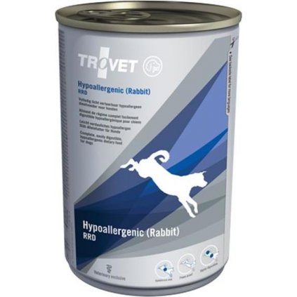 Trovet Canine RRD Hypoallergenic Rabbit konzerva 400 g